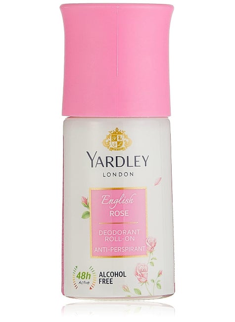 Yardley Deodorant Roll-On Alcohol Free 1.7 oz 