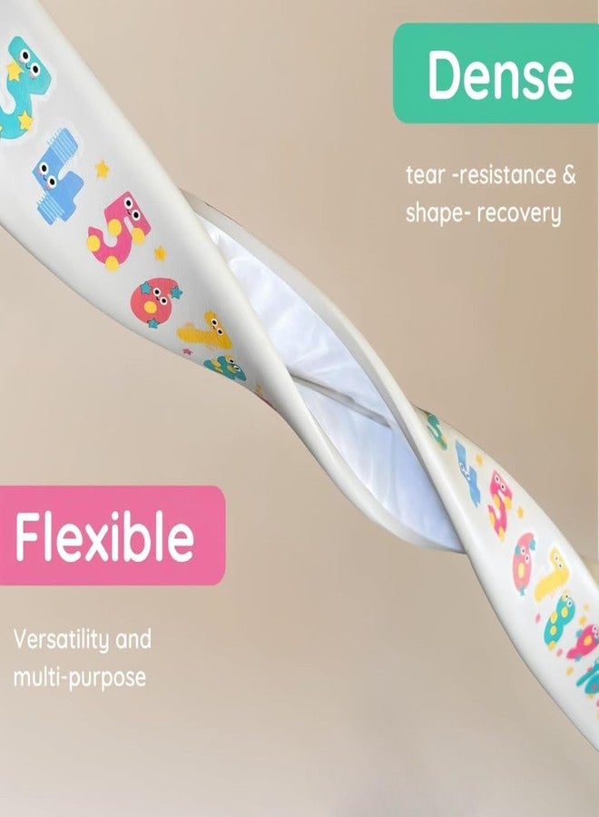 Agabani Baby Proofing Printed Flat Edge Protector 2M Soft Foam Anti-Collision Safety Strip for Table,Desk & Furniture Corners Self-Adhesive Shock Absorbent Edge Guard for Kids (Grey,Numbers Design) - Image 3