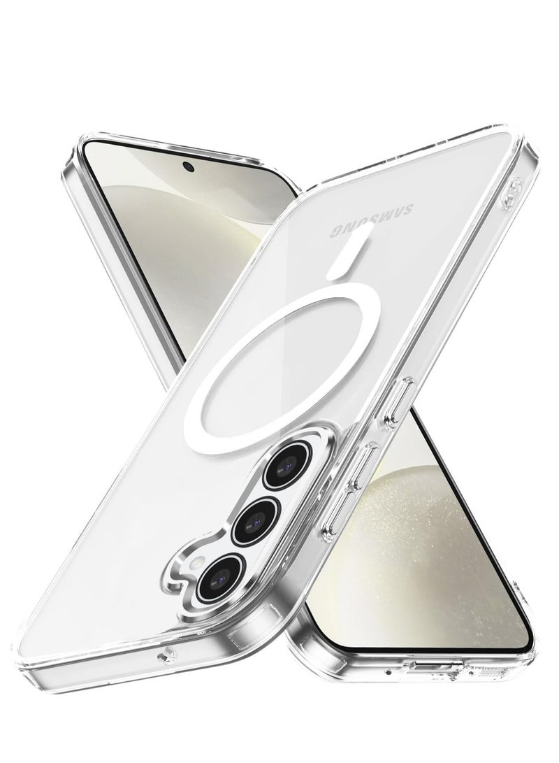 MIGOFAST Samsung Galaxy A36 Magnetic Hybrid Clear Case Compatible with Samsung Galaxy A36  Compatible with MagSafe, PC with TPU Hybrid Technology for Galaxy A36 - Image 1