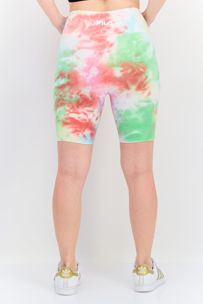 FILA شورتات دراجات رياضية نسائية، متعددة الألوان - Image 2