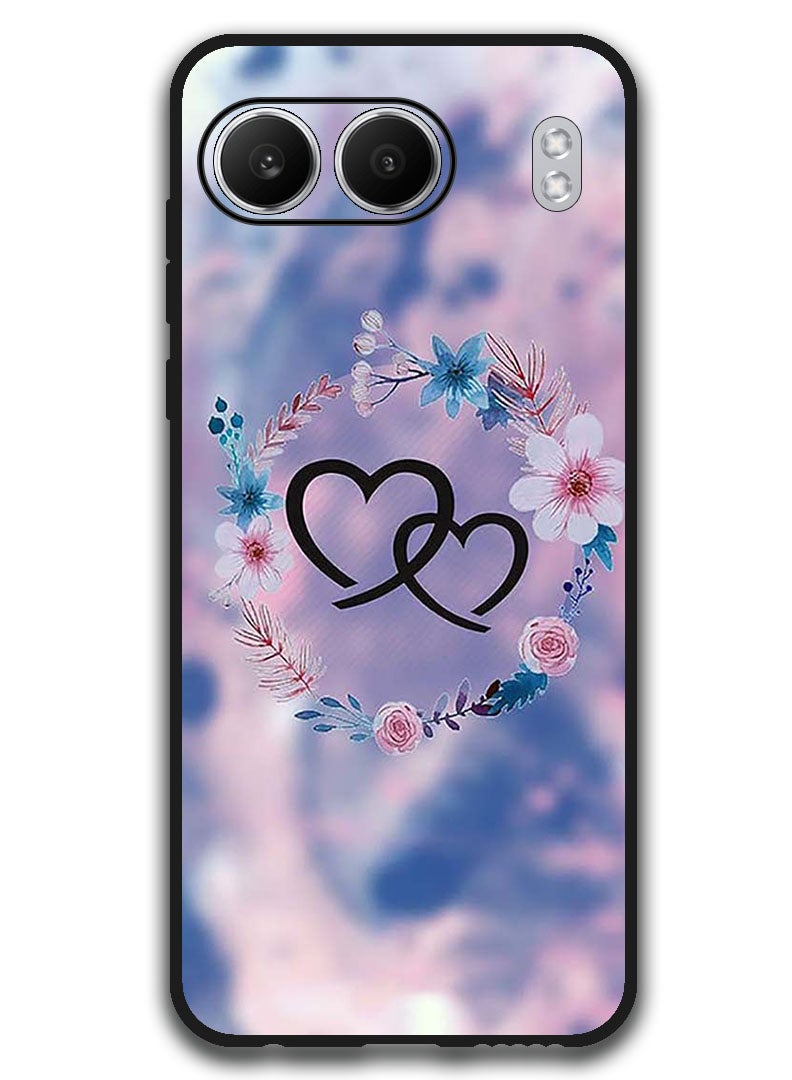 Theodor Protective Case Anti Scratch Shock Proof Bumper Cover For OnePlus Nord 4 Two HEarts - Image 1