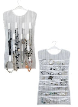 Buffer Dress Shaped Jewelry Organizer Two Sided Jewelry Organizer For Jewels and Charms  - Image 2