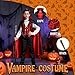 BLmukce Boys Vampire Costume Set Halloween Party Vampire Cosplay Outfit with Cape Shirt Pants Cane kids dracula costume S36Y 4351 - Image 4