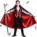 BLmukce Boys Vampire Costume Set Halloween Party Vampire Cosplay Outfit with Cape Shirt Pants Cane kids dracula costume S36Y 4351 - Image 3