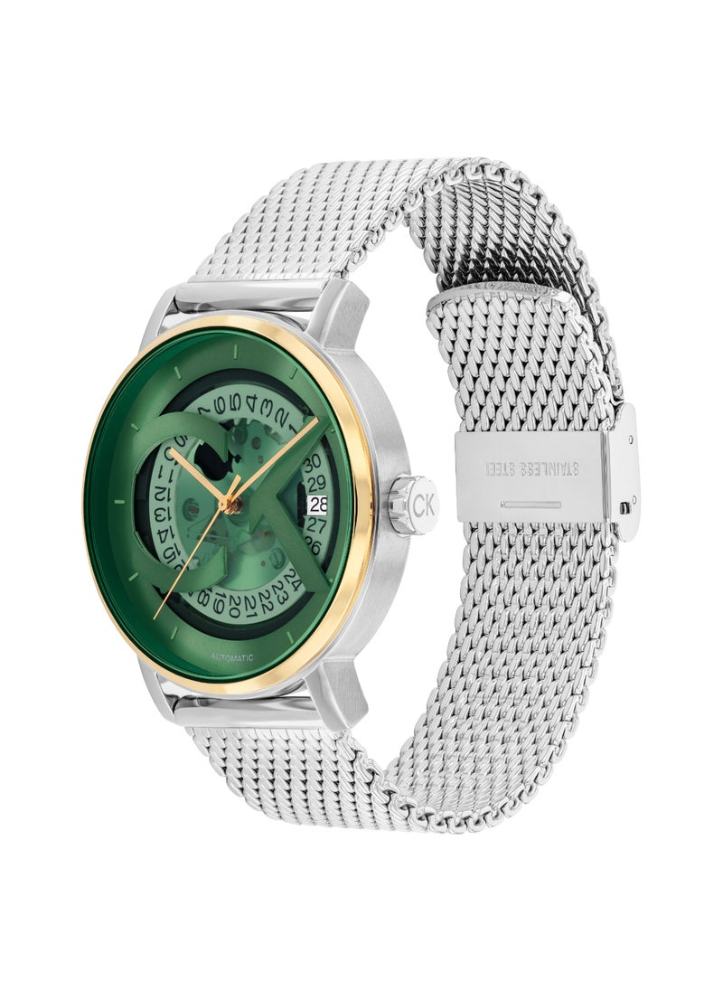CALVIN KLEIN Round Analog Unisex'S Green Case Watch - 25300005  - Image 2