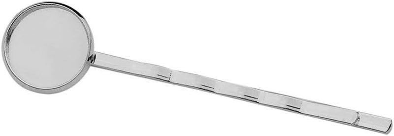 HEALLILY Bobby Hair Pin Hair Clips with 12mm Cabochon Bezel Setting Tray DIY Finding Craft Headwear Mixed Color 40PCS - Image 3