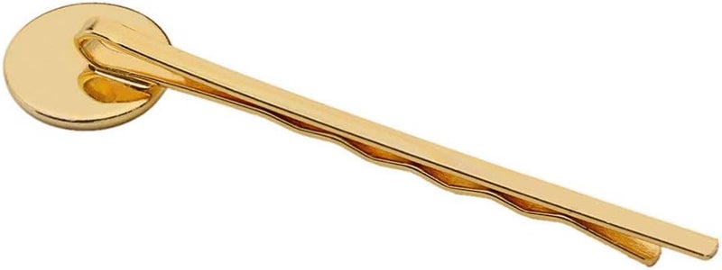 HEALLILY Bobby Hair Pin Hair Clips with 12mm Cabochon Bezel Setting Tray DIY Finding Craft Headwear Mixed Color 40PCS - Image 5