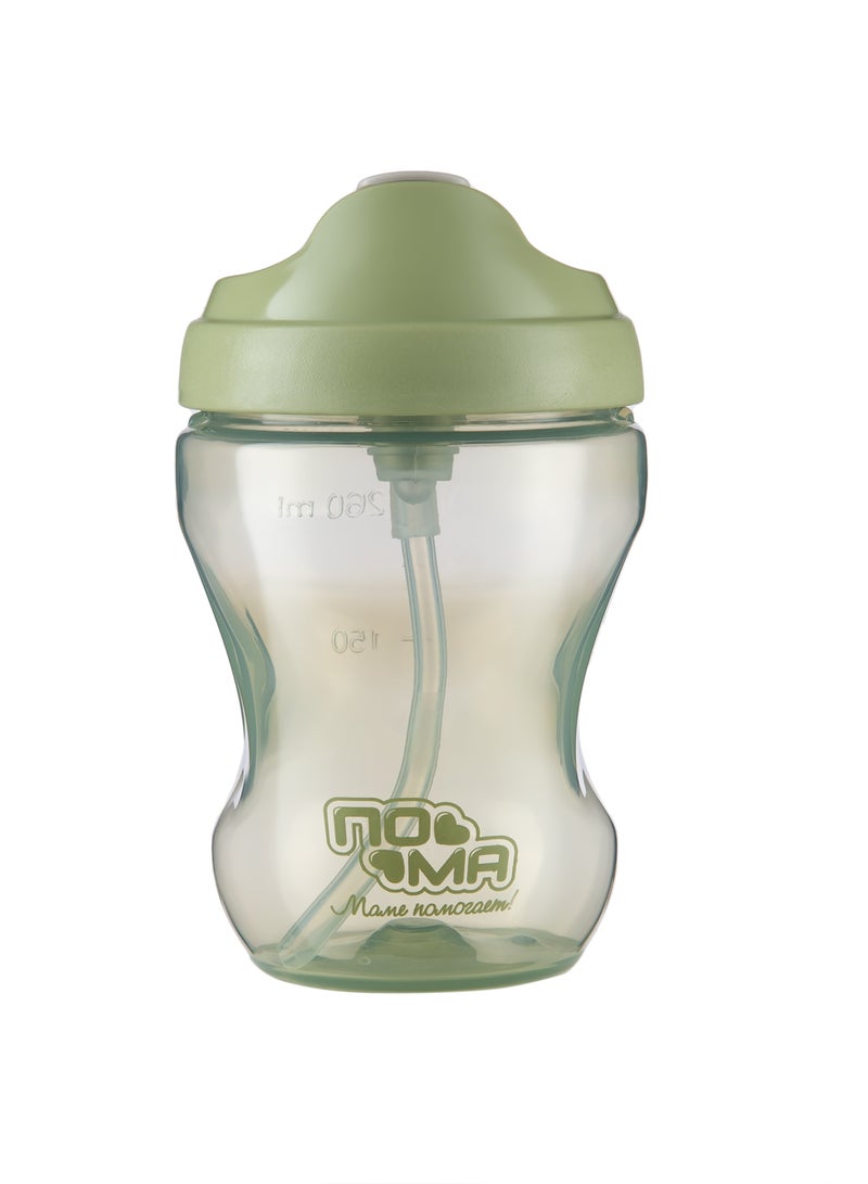 260ml Toddler Sippy Cup with Straw and Slide Lid – Leak-Proof Training Cup for Babies 12+ Months, BPA-Free, Dishwasher & Microwave Safe, Bright Colors  - Image 3