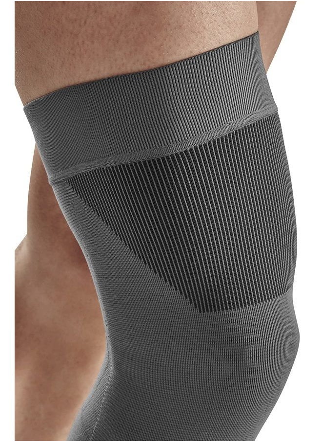 Mid Support Knee Sleeve, Grey, Unisex, L