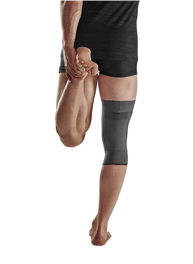 Mid Support Knee Sleeve, Grey, Unisex, L