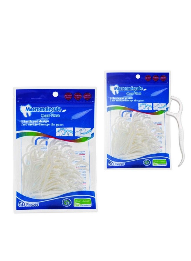Ai-Fun خيط تنظيف الأسنان Ai-Fun للعناية بالجزيئات الكبيرة - خيوط تنظيف الأسنان المهنية 100 قطعة - Image 1