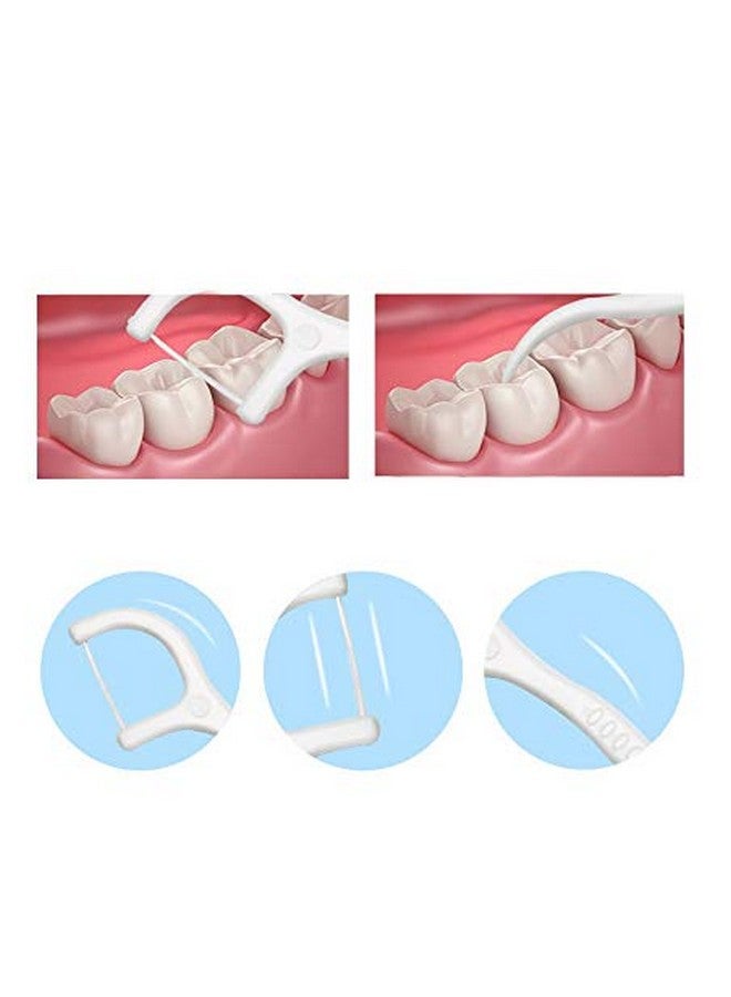 Ai-Fun خيط تنظيف الأسنان Ai-Fun للعناية بالجزيئات الكبيرة - خيوط تنظيف الأسنان المهنية 100 قطعة - Image 2