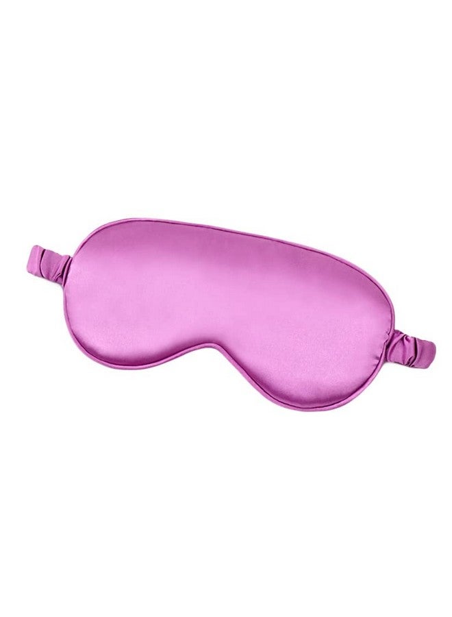 AUGEN Mulberry Silk Eye Mask, Super Smooth Sleep Mask And Blind Fold (Purple) (11) - Image 1