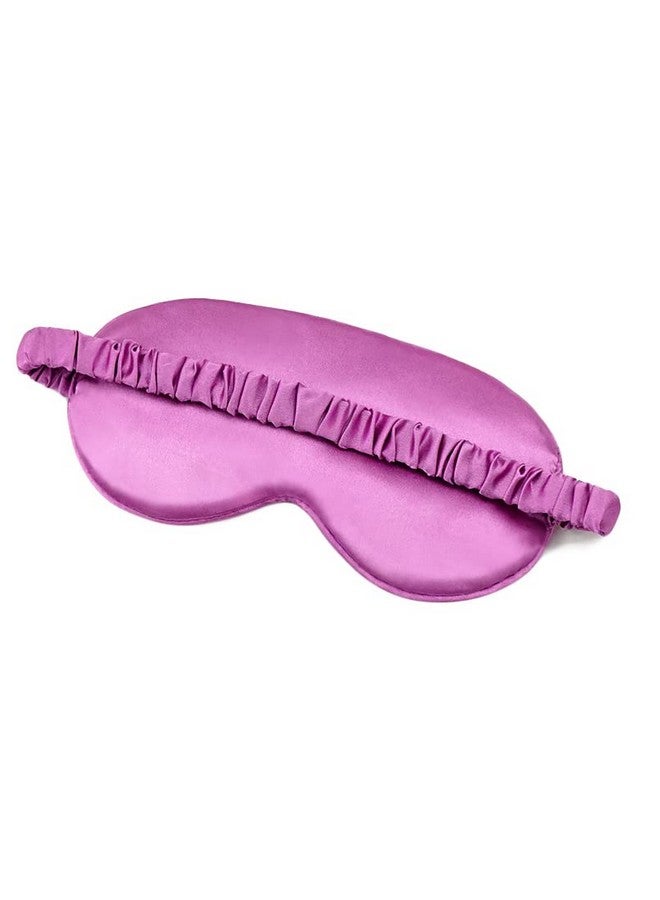AUGEN Mulberry Silk Eye Mask, Super Smooth Sleep Mask And Blind Fold (Purple) (11) - Image 2