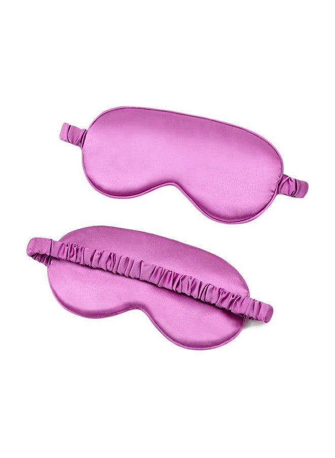 AUGEN Mulberry Silk Eye Mask, Super Smooth Sleep Mask And Blind Fold (Purple) (11) - Image 3