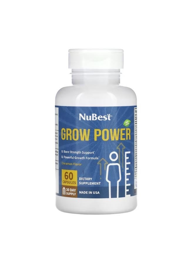 NuBest Grow Power Cinnamon 60 Capsules - Image 1