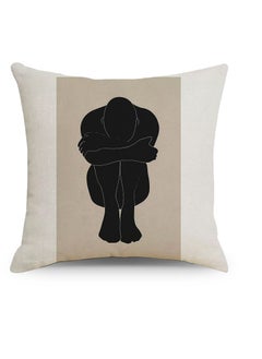 Y&D Nordic abstract pattern linen material pillowcase pillow cover 45*45cm 