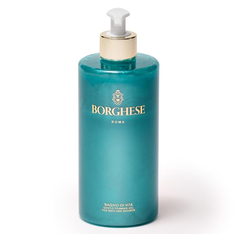 Borghese Bagno di Vita Gentle Foaming Bath & Shower Gel - Aromatherapy Hydrating Body Wash with Thyme, Chamomile & Sweet Almond Oil For All Skin Types - Image 1