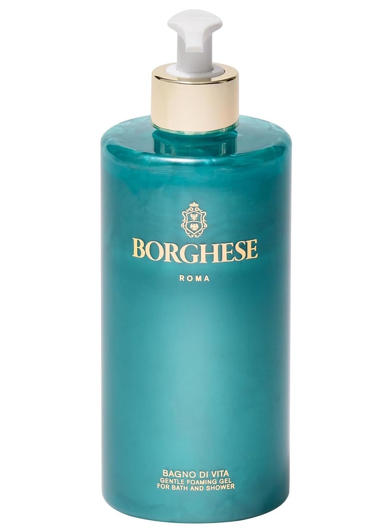 Borghese Borghese Bagno di Vita Gentle Foaming Bath & Shower Gel - Aromatherapy Hydrating Body Wash with Thyme, Chamomile & Sweet Almond Oil For All Skin Types  - Image 1
