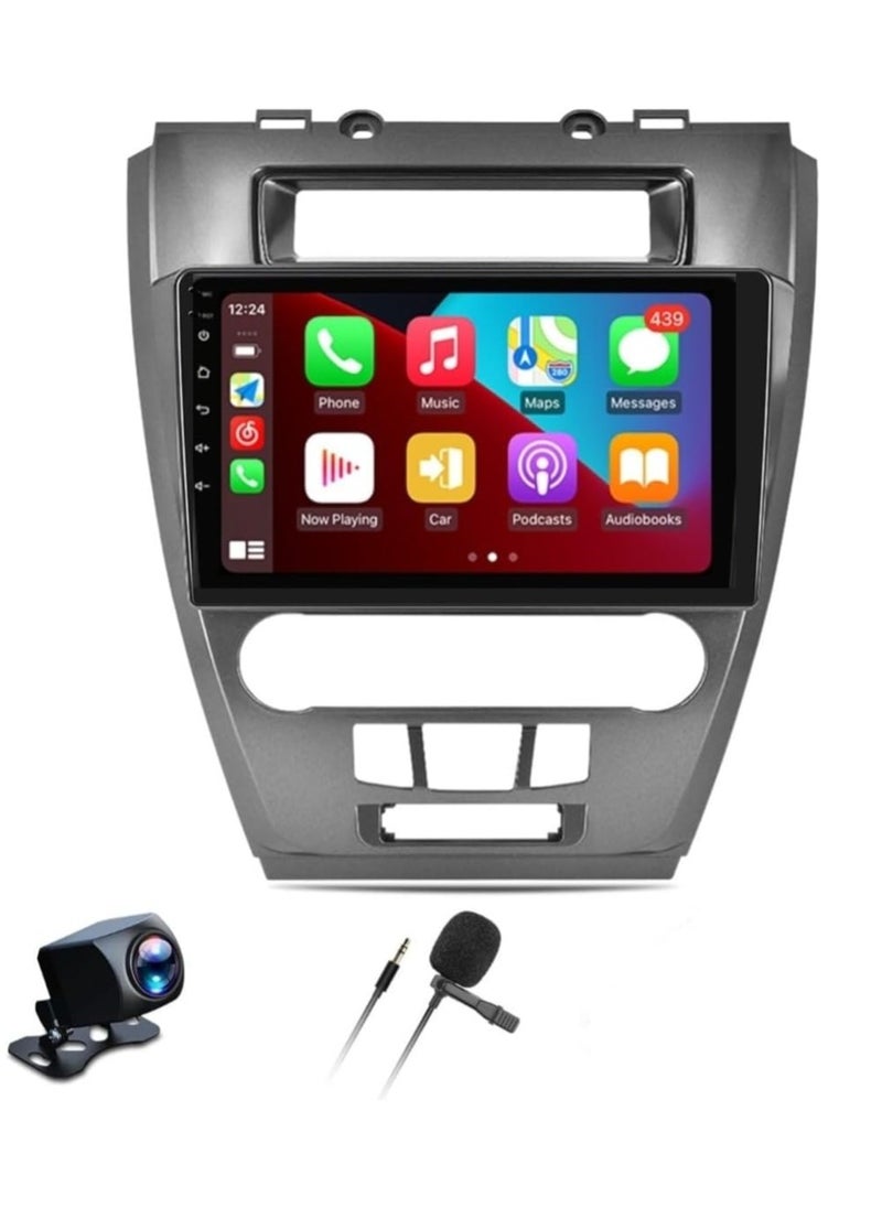 فيريكس ستيريو سيارة أندرويد لفورد فيوجن 2009-2012 يدعم Apple Carplay Android Auto لاسلكيًا 4 جيجابايت من ذاكرة الوصول العشوائي شاشة تعمل باللمس QLED كاميرا AHD متضمنة واجهة سريعة 4G Bluetooth Fusion Panel  - Image 1