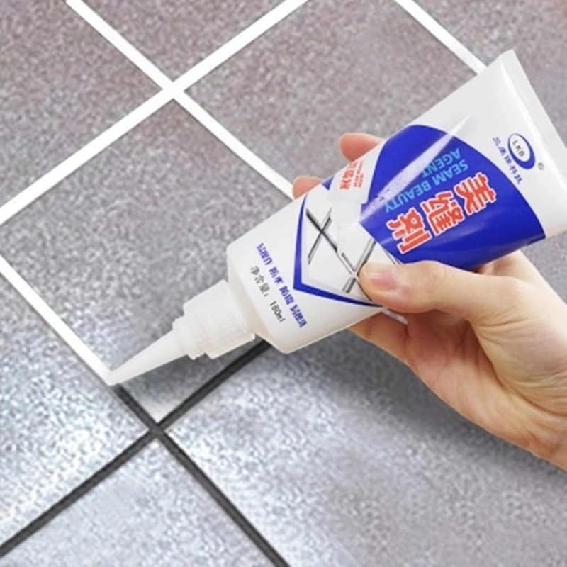 Generic Waterproof Tiles Gap Filler Sealant for Bathroom Kitchen Balcony Terrace Multipurpose Sealant 180ml Pack of 1 White  - Image 3