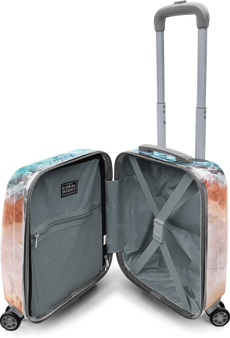 CORAL HIGH Colorful Patterned Mini Cabin Size Suitcase (40CM) 16764