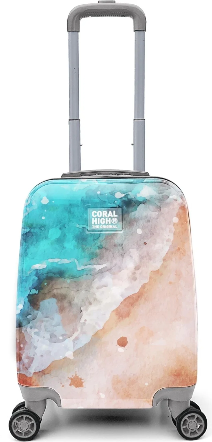 CORAL HIGH Colorful Patterned Mini Cabin Size Suitcase (40CM) 16764