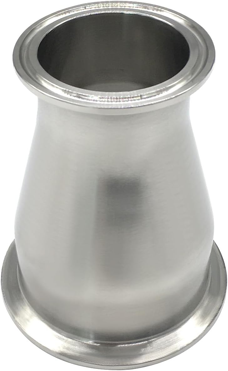 beduan Reducer Tri Clamp Ferrule Stainless Steel 304 Sanitary Fitting 2.5" Tube OD to 2" Tube OD (Pack of 1) - Image 3