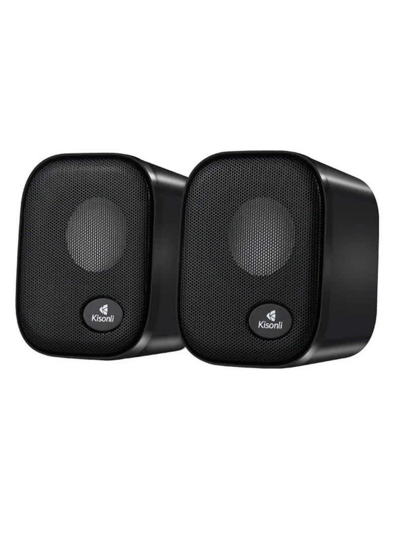 Kisonli Real sound small usb speakers 2inch  KS-10 - Image 1