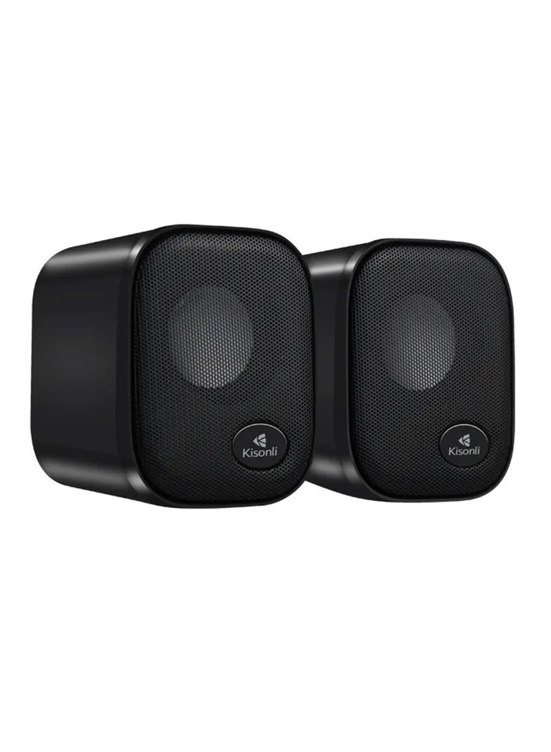 Kisonli Real sound small usb speakers 2inch  KS-10 - Image 3