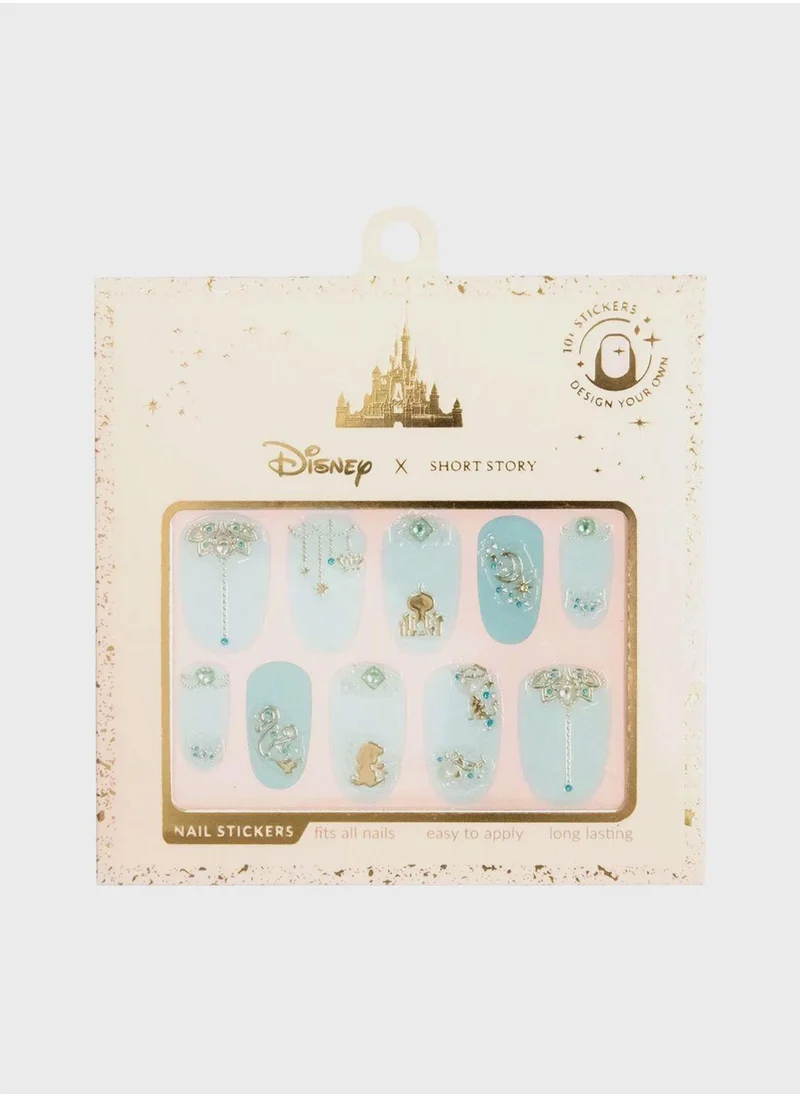 شورت ستوري Disney Nail Sticker Aladdin