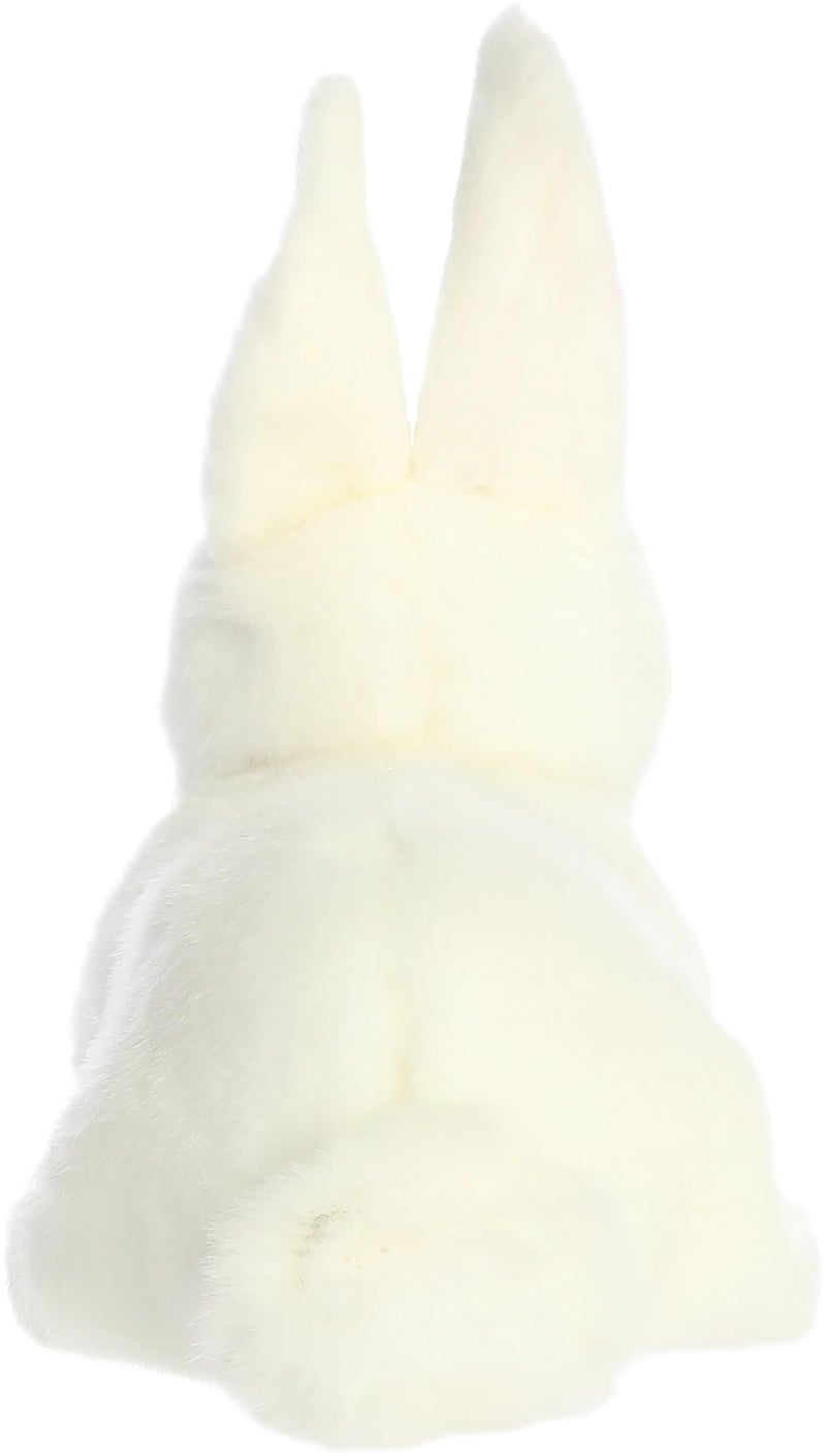 Aurora® Realistic Miyoni® American White Rabbit Stuffed Animal - Lifelike Detail - Cherished Companionship - 8 Inches - Image 3