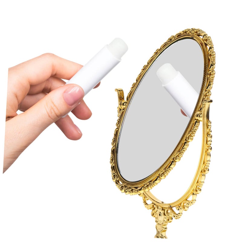 Vintage Tabletop Swivel Makeup Mirror Stand with Adjustable Tilt European Style - Image 5