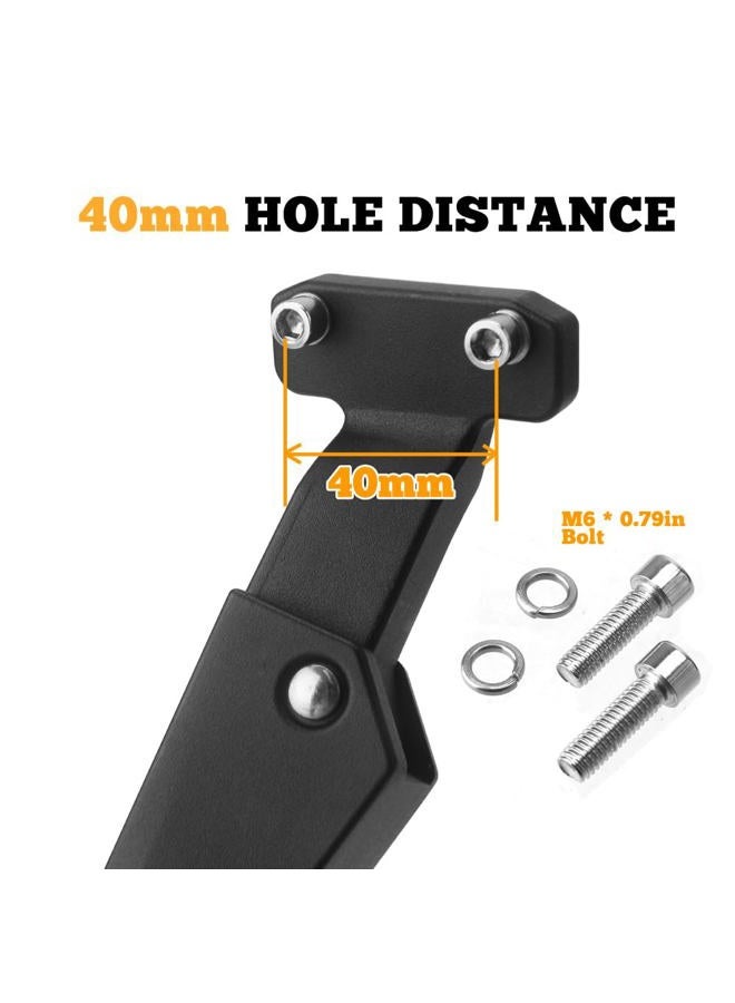 Sataway Kickstand Adjustable Heavy Duty Rear Mount Bicycle Aluminum Alloy Kick Stand for 26-29inch EBike,Mountain Bike,Dirt Bike (40mm) - Image 5
