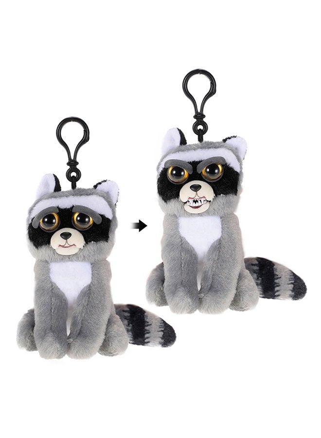 NIBEMINENT Feisty Pets Mini Raccoon Keychain Adorable Stuffed Toy - Image 4