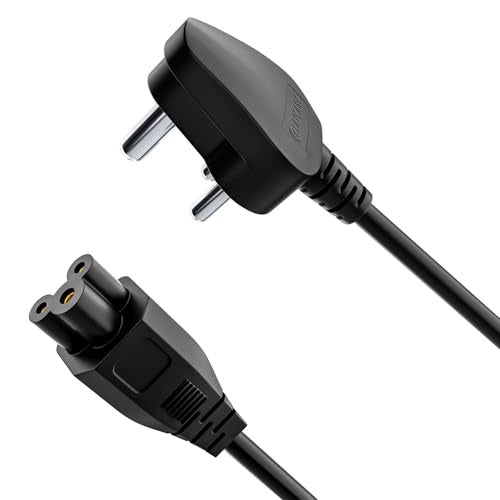 Portronics Konnect G3 350W Laptop Power Cable, 3 Pin Type Connector, 350W Max Load Capacity, 1.2M Length(Black) - Image 2