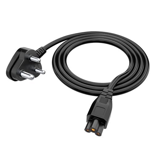 Portronics Konnect G3 350W Laptop Power Cable, 3 Pin Type Connector, 350W Max Load Capacity, 1.2M Length(Black) - Image 3