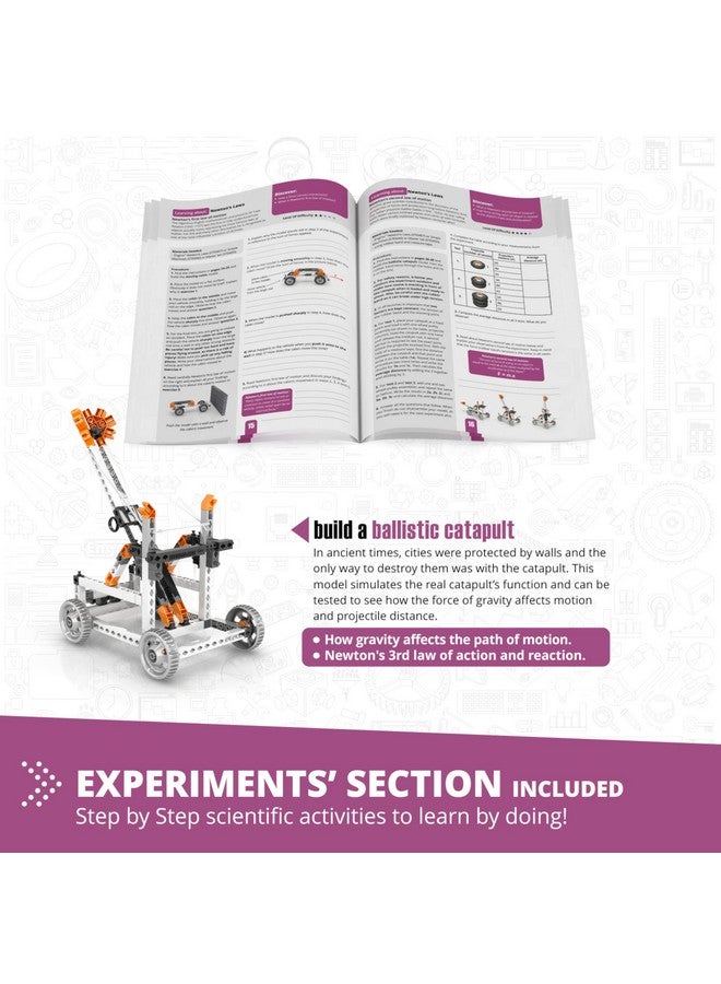 Engino- STEM Toys, Construction Toys for Kids 9+, Newton's Laws Inertia, Kinetic & Potential Energy, Educational Toys, STEM Kits, Gifts for Boys & Girls (8 Model Options) - Image 5