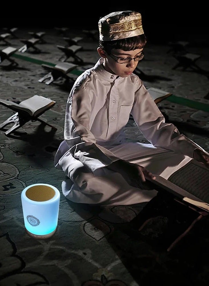 YD 3 PCS SQ112 Quran Speaker SQ-112 Bluetooth Quran Speaker Smart Touch LED Lamp Muslim Quran Reciters Rechargeable Speaker - Image 4