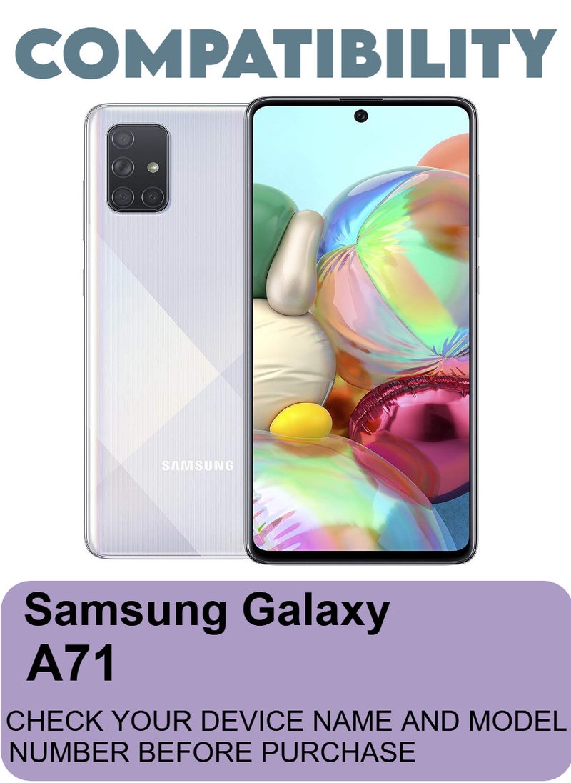 RAYON 2 Pack Tempered Glass Screen Protector 5D Designed For Samsung Galaxy A71 Full Screen Coverage And Bubble Free - Image 2