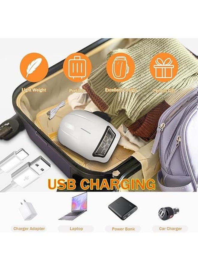 دعامة ركبة لاسلكية بخاصية الحرارة والاهتزاز، قابلة لإعادة الشحن USB مع شاشة LED لدعم المفاصل والراحة اليومية - Image 2