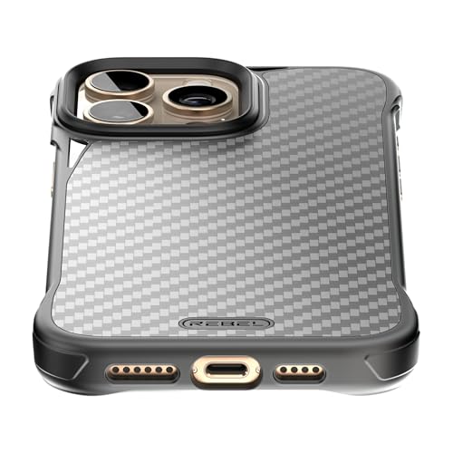 REBEL Case for iPhone 16 Pro Max [Flex Series] Exposed Sides for Comfort, Aramid Fiber, Strong MagSafe Compatible, Shockproof, Metal Lens, Protective Frameless Design, 6.9 Inch Phone 2024 (Flex) - Image 4