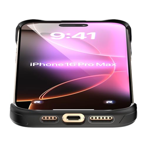 REBEL Case for iPhone 16 Pro Max [Flex Series] Exposed Sides for Comfort, Aramid Fiber, Strong MagSafe Compatible, Shockproof, Metal Lens, Protective Frameless Design, 6.9 Inch Phone 2024 (Flex) - Image 3