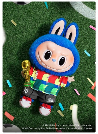 THE Monsters × FIFA Series - Catch the Win Big Plush Doll, Official FIFA x Labubu World Cup 2026 Collab, 38cm height, Rare Limited Edition - view 2