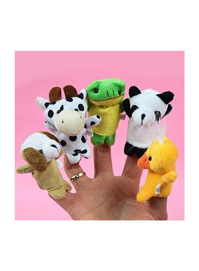 Image 10-Piece Plush Animal Finger Puppets - Image 3