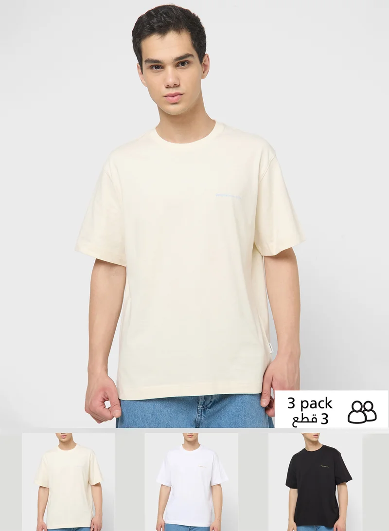 جاك اند جونز JORPAROS إيستر سكتش تي SS كرو 3 قطع