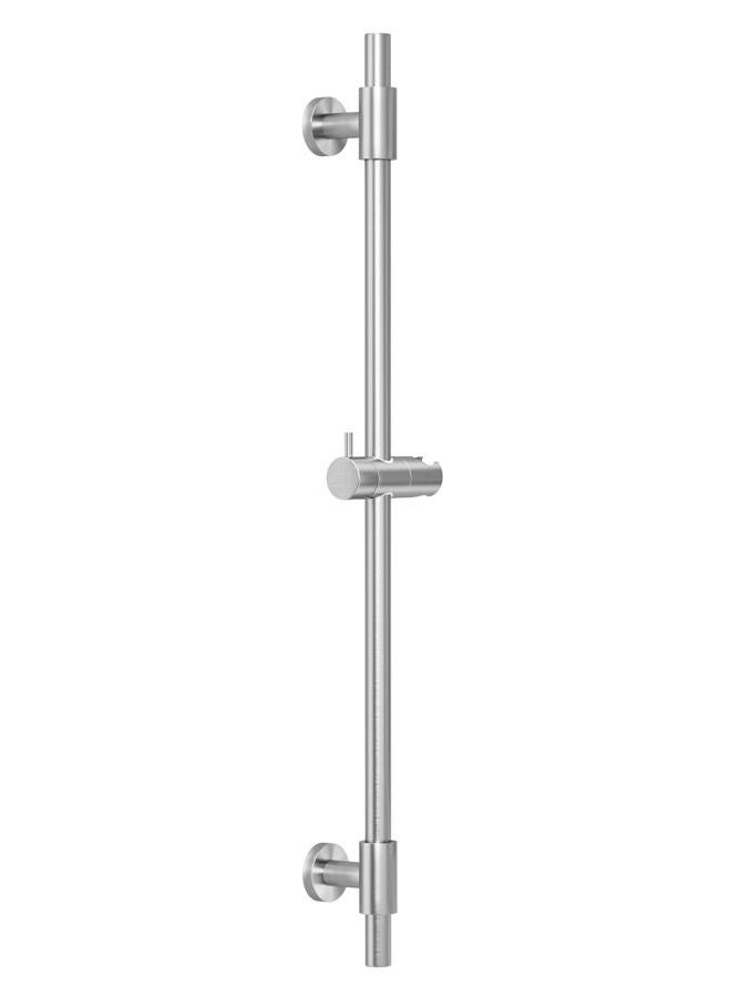 Kes Shower Riser Rail Stainless Steel, Slider With Adjustable Head Holder Wall Mounted Brushed Finish 78Cm, F209S78-Bs - Image 1
