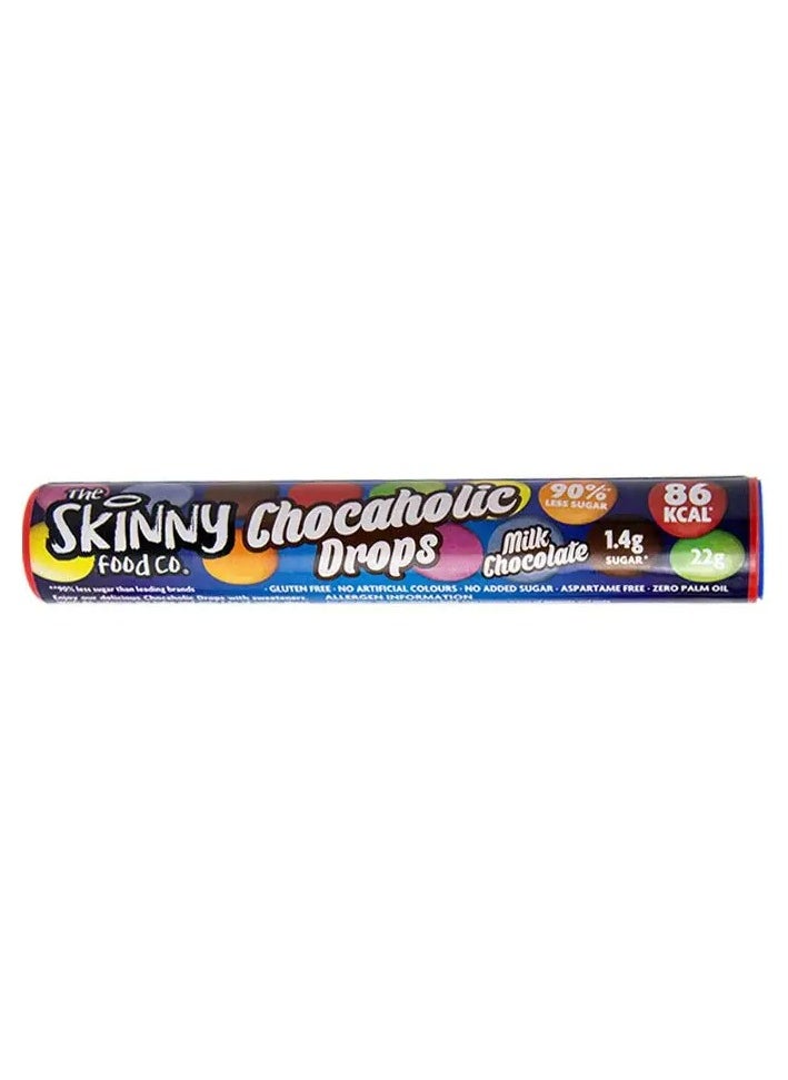 The Skinny Food Co. - The Skinny Chocaholic Drops Pocket Milk Chocolate 22g - Image 1
