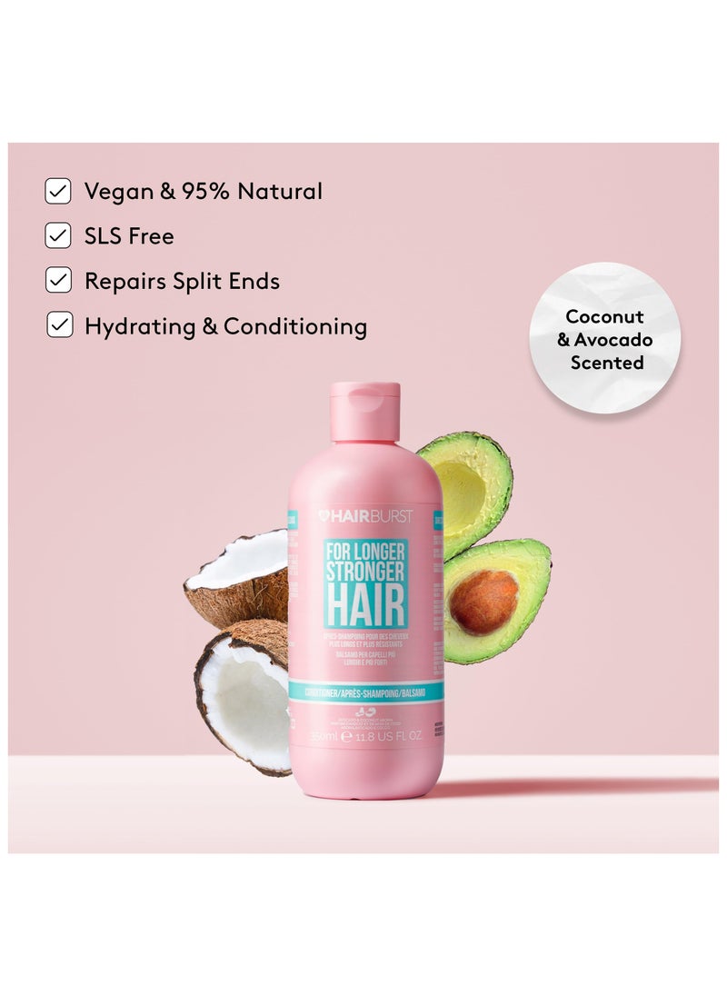 HAIR BURST Hair Growth Conditioner For Woman — Reduces Hair Loss - Strengthens Growth - Contains No SLS and Parabens - Coconut and Avocado Aroma - New Bigger Bottles 350ml  - Image 3