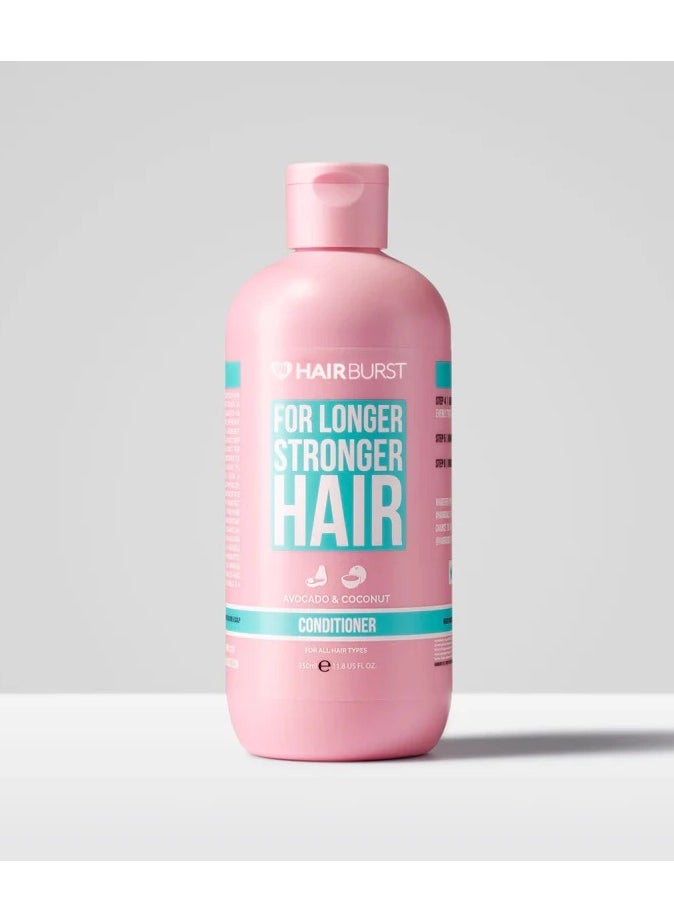 HAIR BURST Hair Growth Conditioner For Woman — Reduces Hair Loss - Strengthens Growth - Contains No SLS and Parabens - Coconut and Avocado Aroma - New Bigger Bottles 350ml  - Image 1